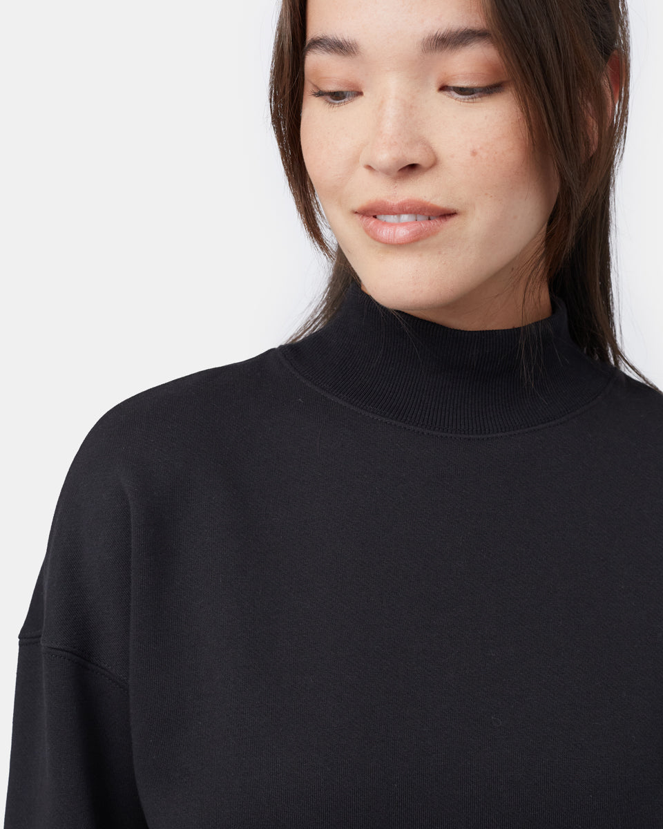 Oversized Mockneck Fleece