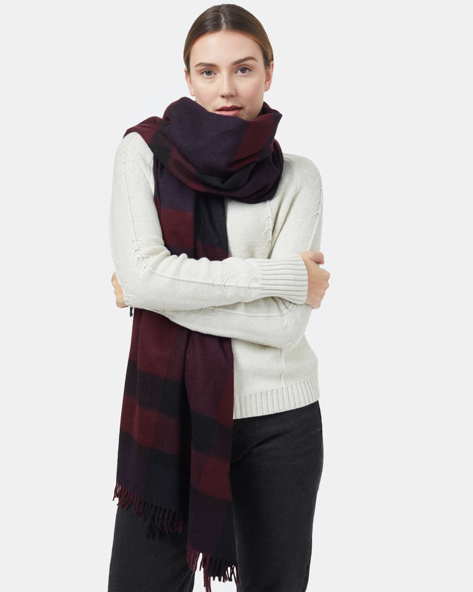 RWS Wool Woven Plaid Scarf