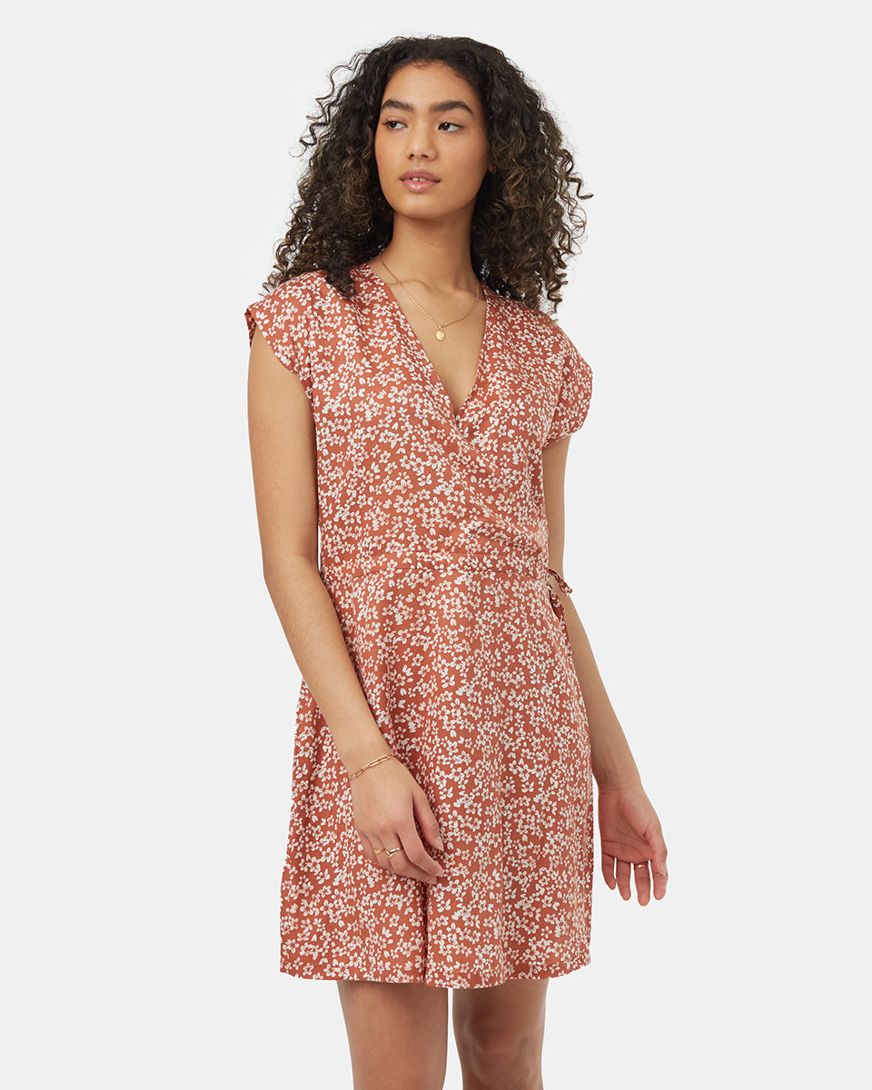 Woven Wrap Dress