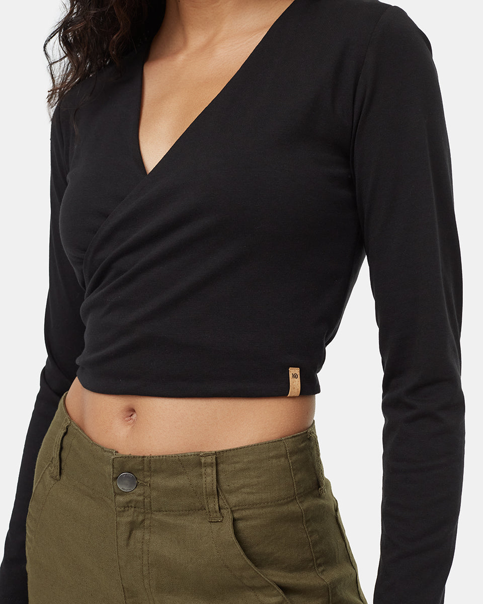 TreeBlend Wrap Top