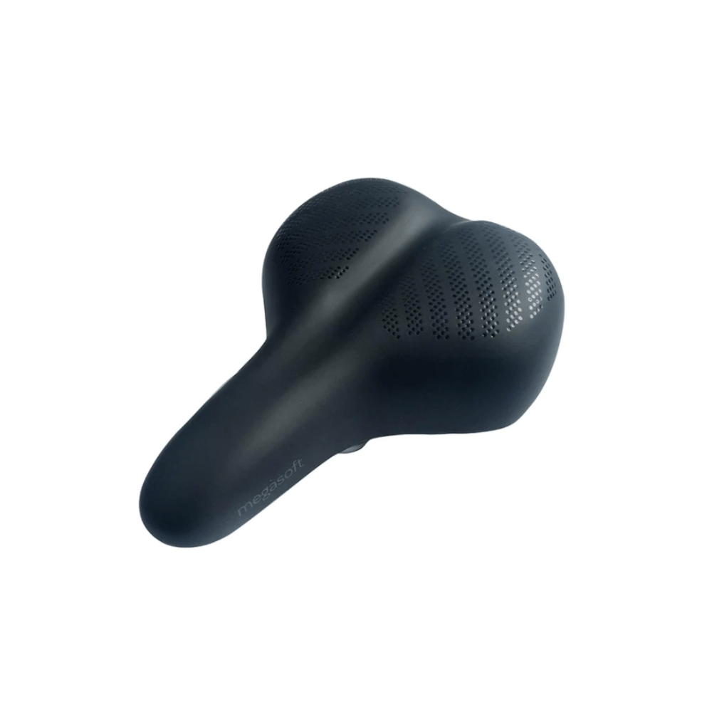 Megasoft R195 Recreational Saddle 265 x 195mm  Unisex Black