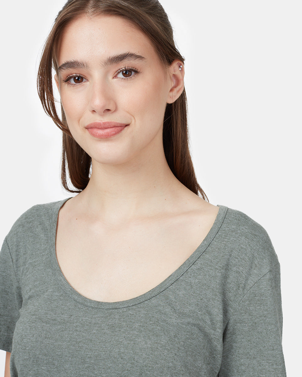 Hemp Scoop Neck T-Shirt