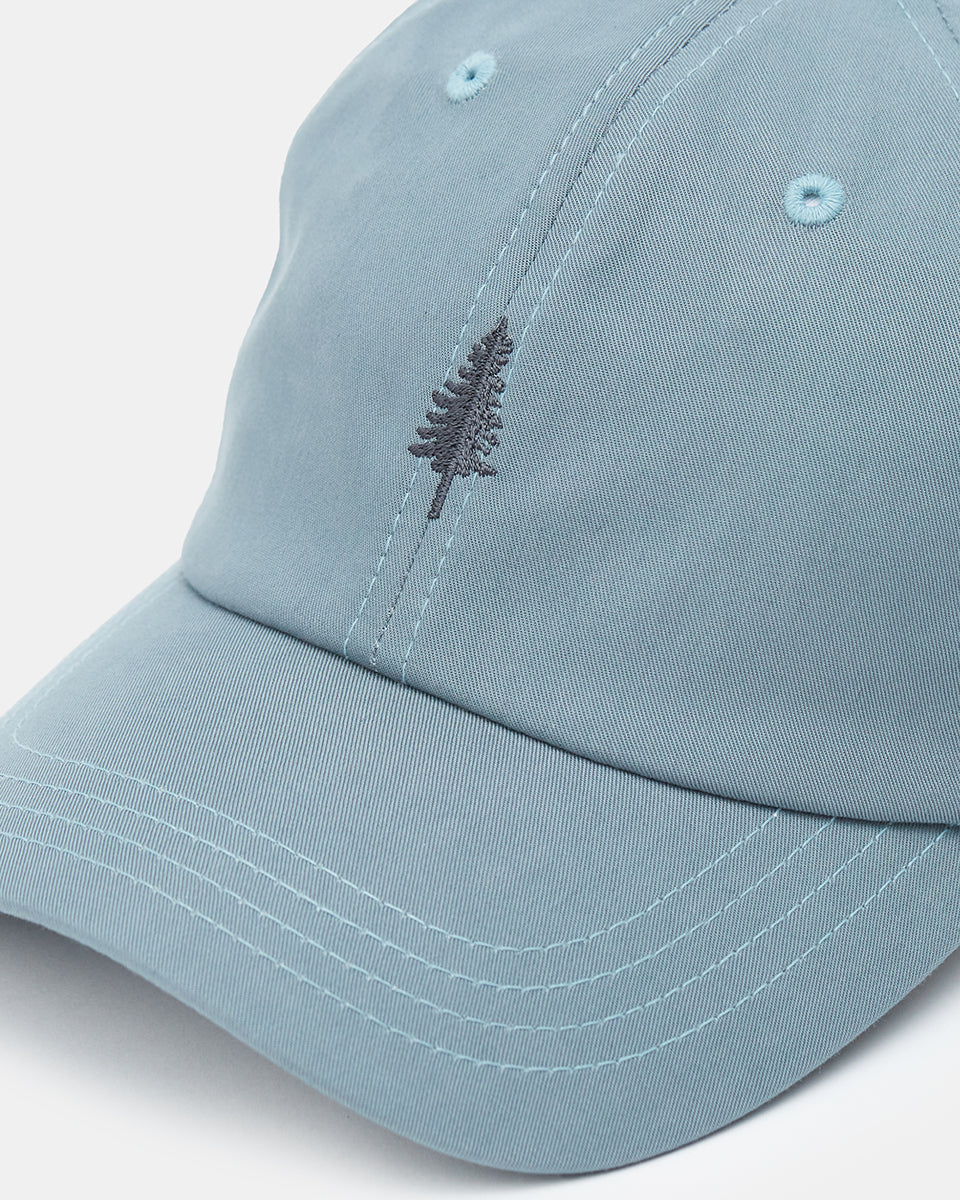 Tree Embroidery Tencel Peak Hat