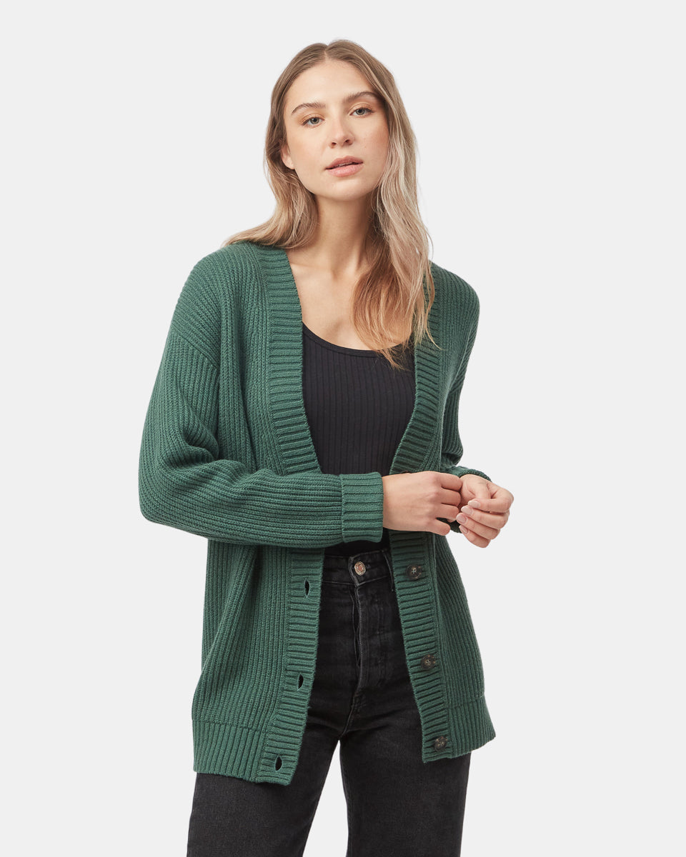 Oversized Button Cardigan