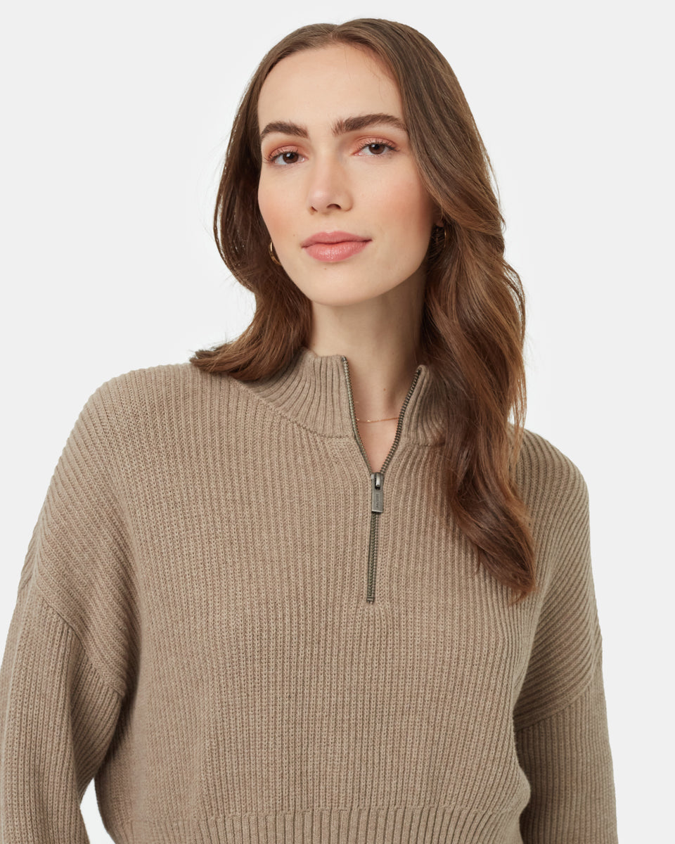 Highline 1/4 Zip Mock Neck