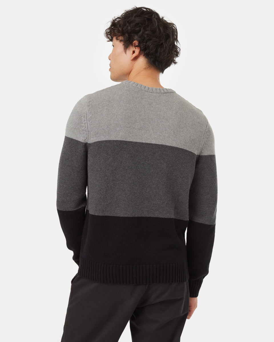 Highline Blocked Crew Sweater