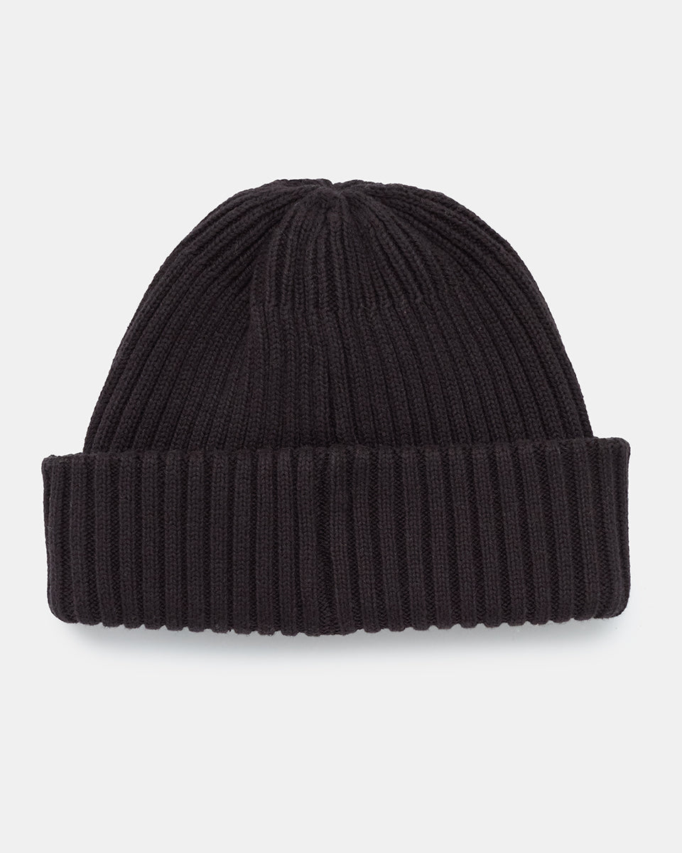 Short Ribbed Beanie