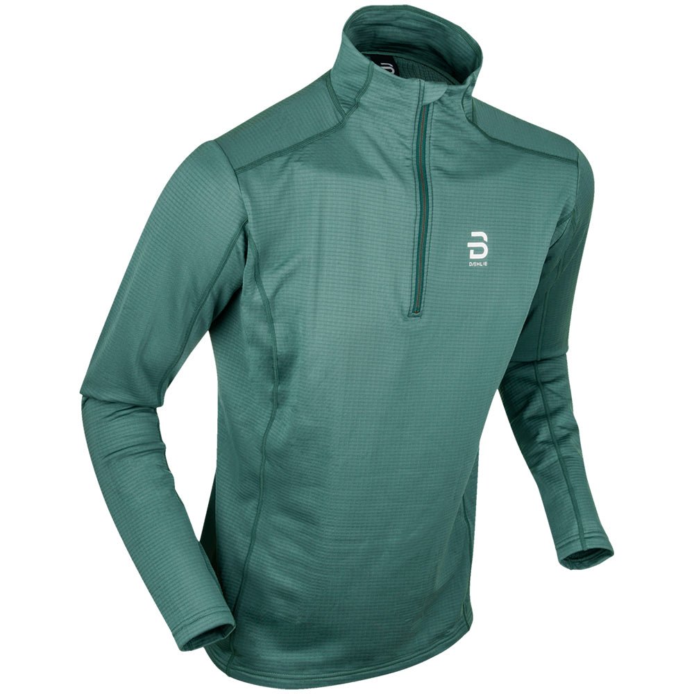 Daehlie Grid Half Zip Mens