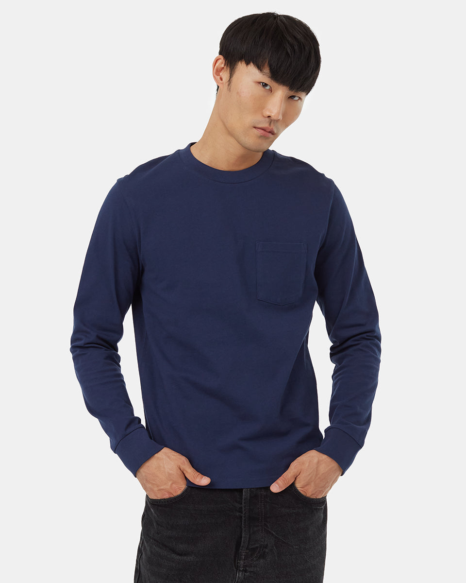 Heavyweight Cotton Pocket Longsleeve