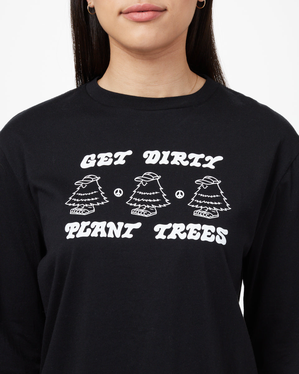 Ungendered Plant Trees LS T-Shirt