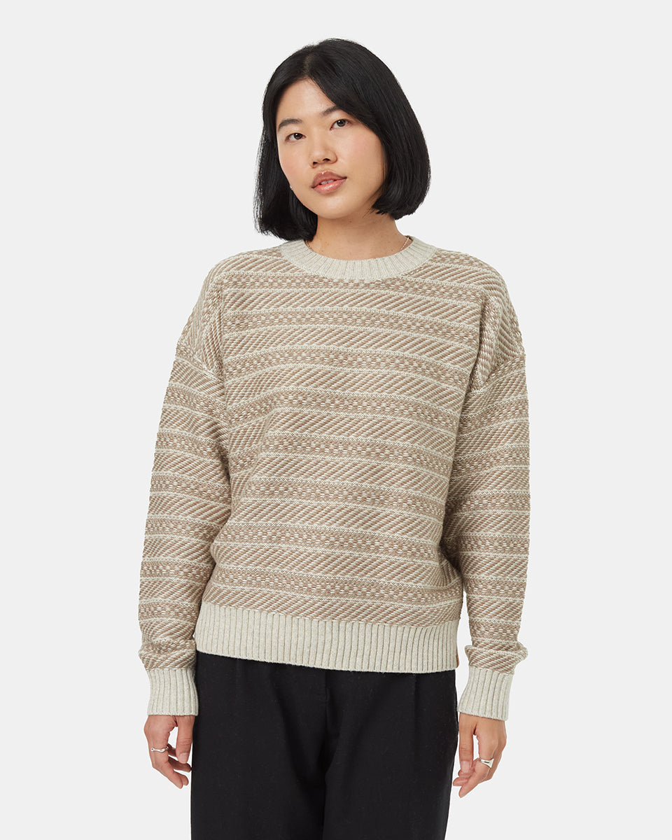 Highline Intarsia Crew Sweater