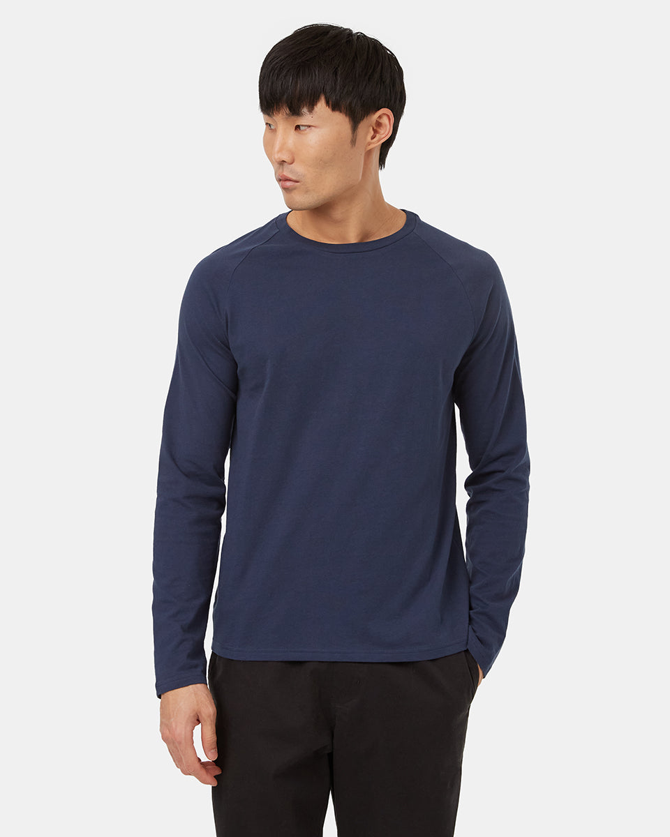 Regenerative Cotton Raglan Longsleeve