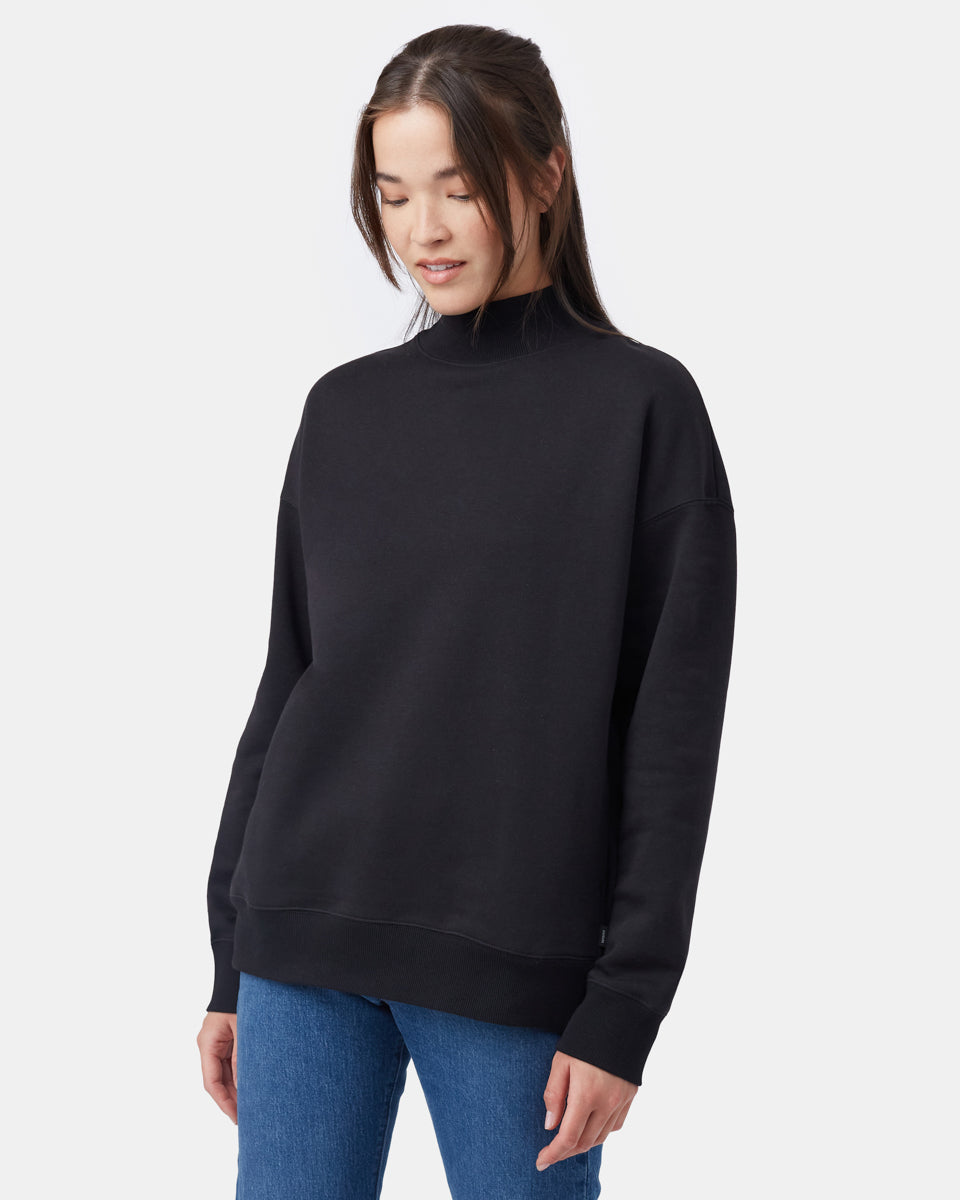 Oversized Mockneck Fleece