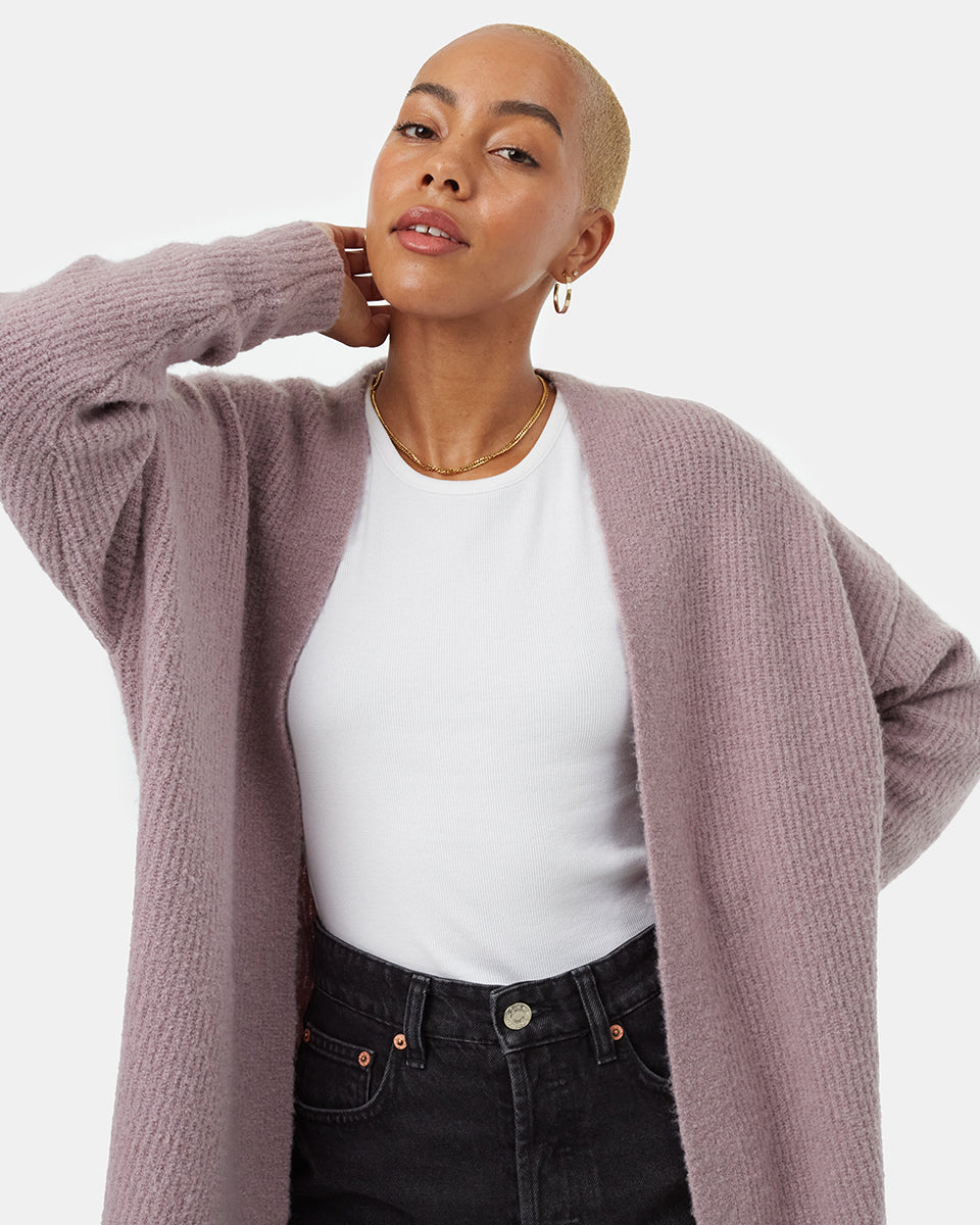 Highline Fuzzy Open Cardigan