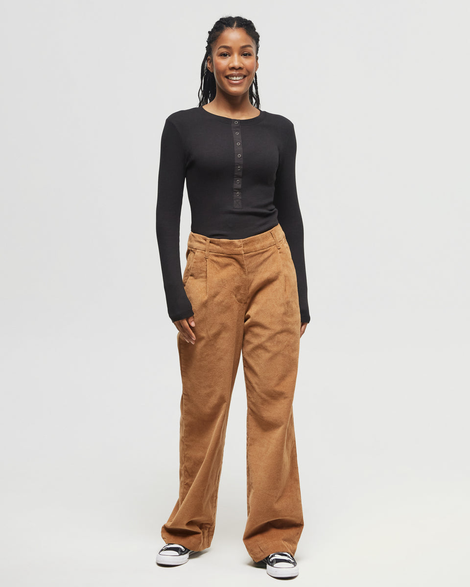 EcoStretch Corduroy Straight Leg Pant