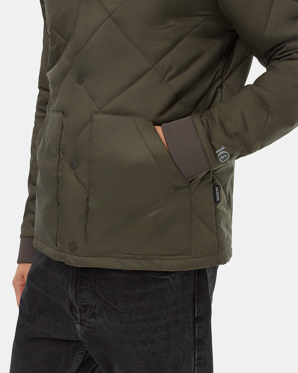 Diamond Padded Bomber Jacket