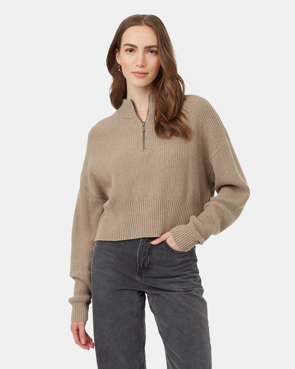 Highline 1/4 Zip Mock Neck