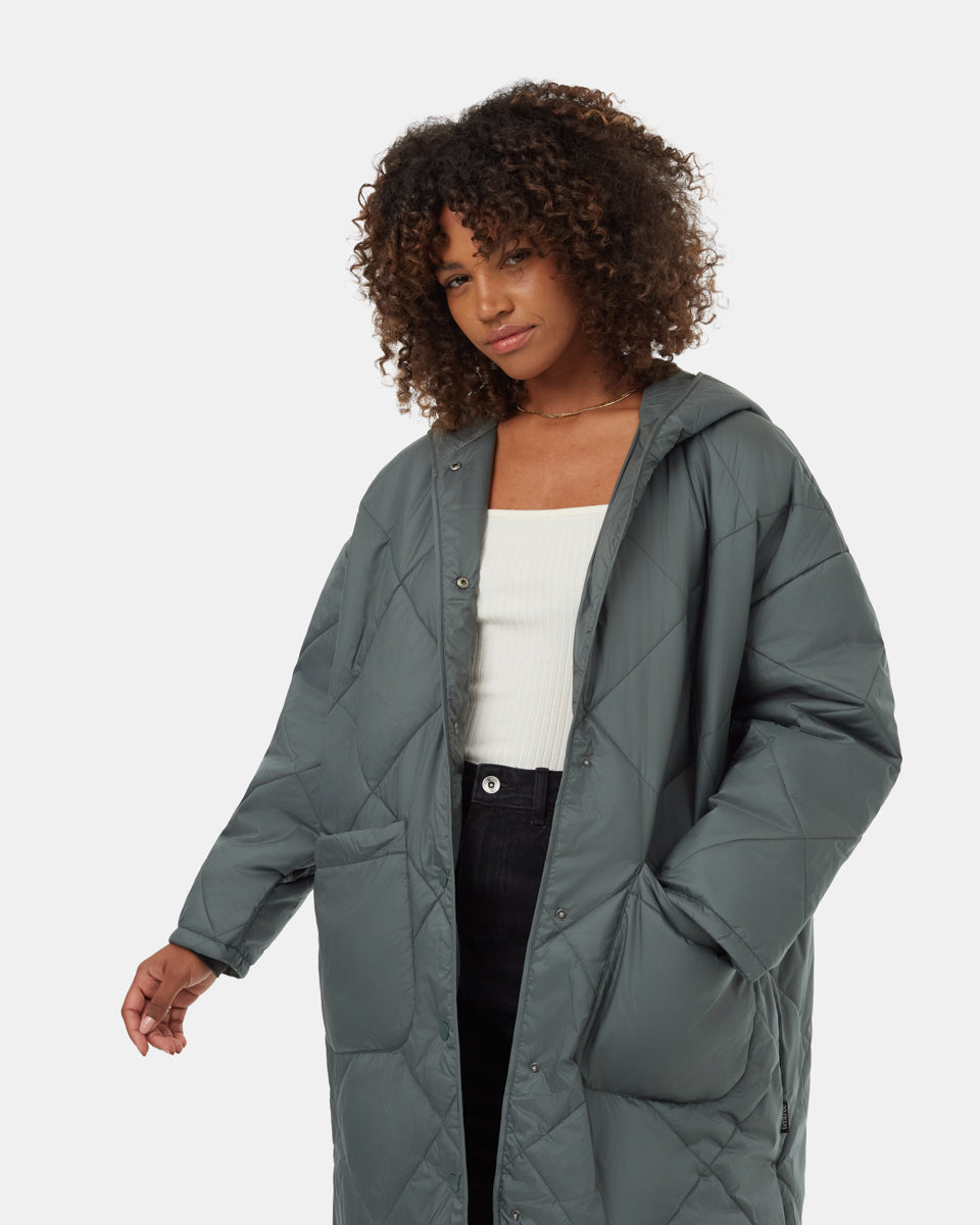 Cloud Shell Quilted Hooded Jacket