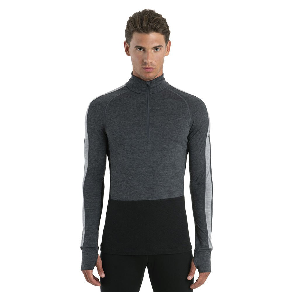 Icebreaker Merino 200 ZoneKnit Mens LS Half Zip