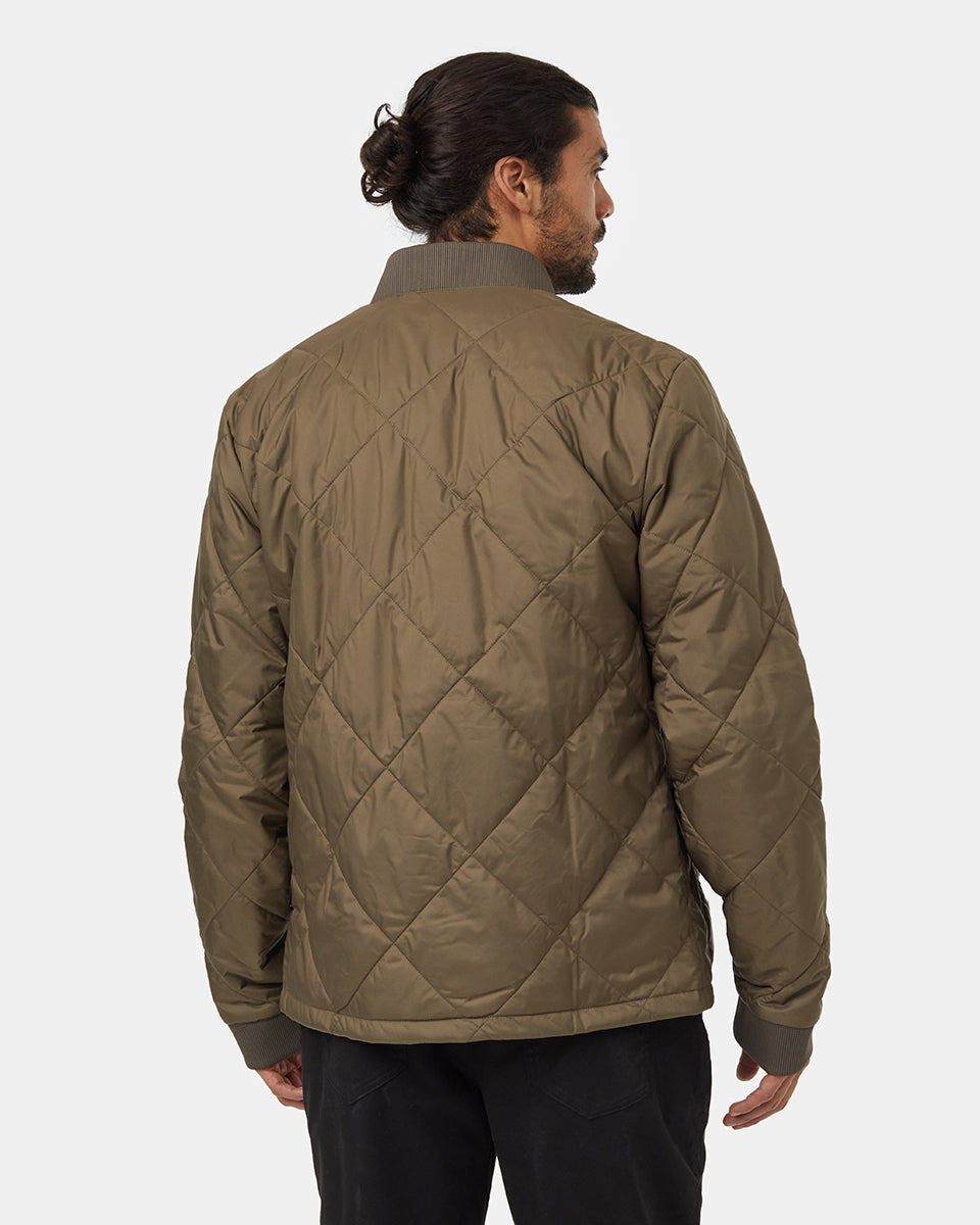 Diamond Padded Bomber Jacket