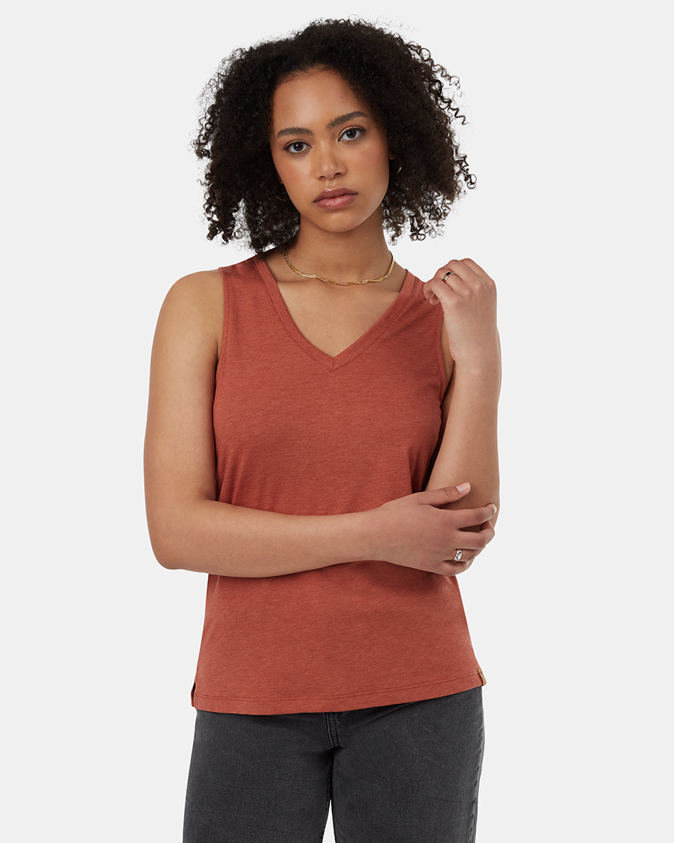 TreeBlend V-Neck Tank