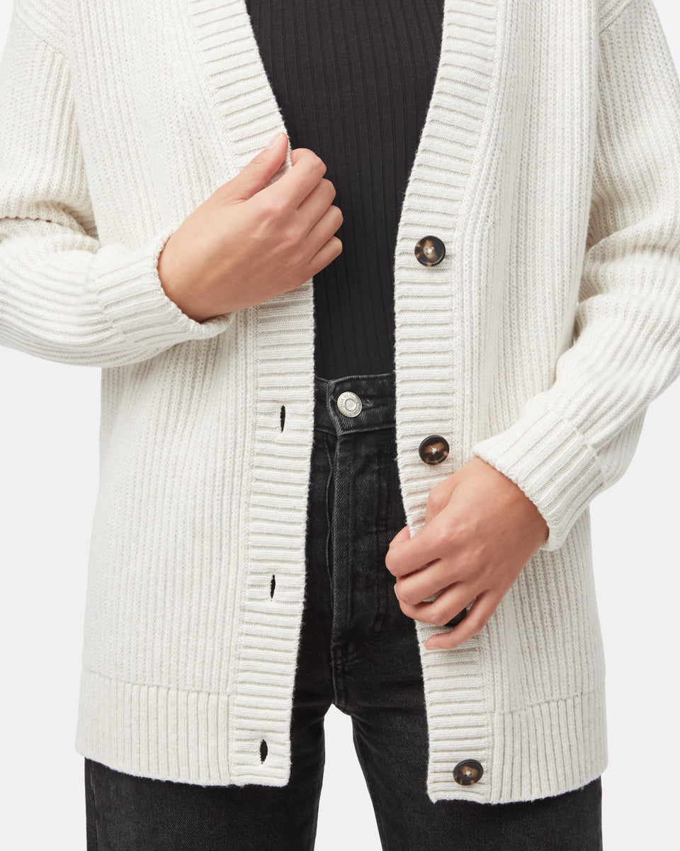 Oversized Button Cardigan