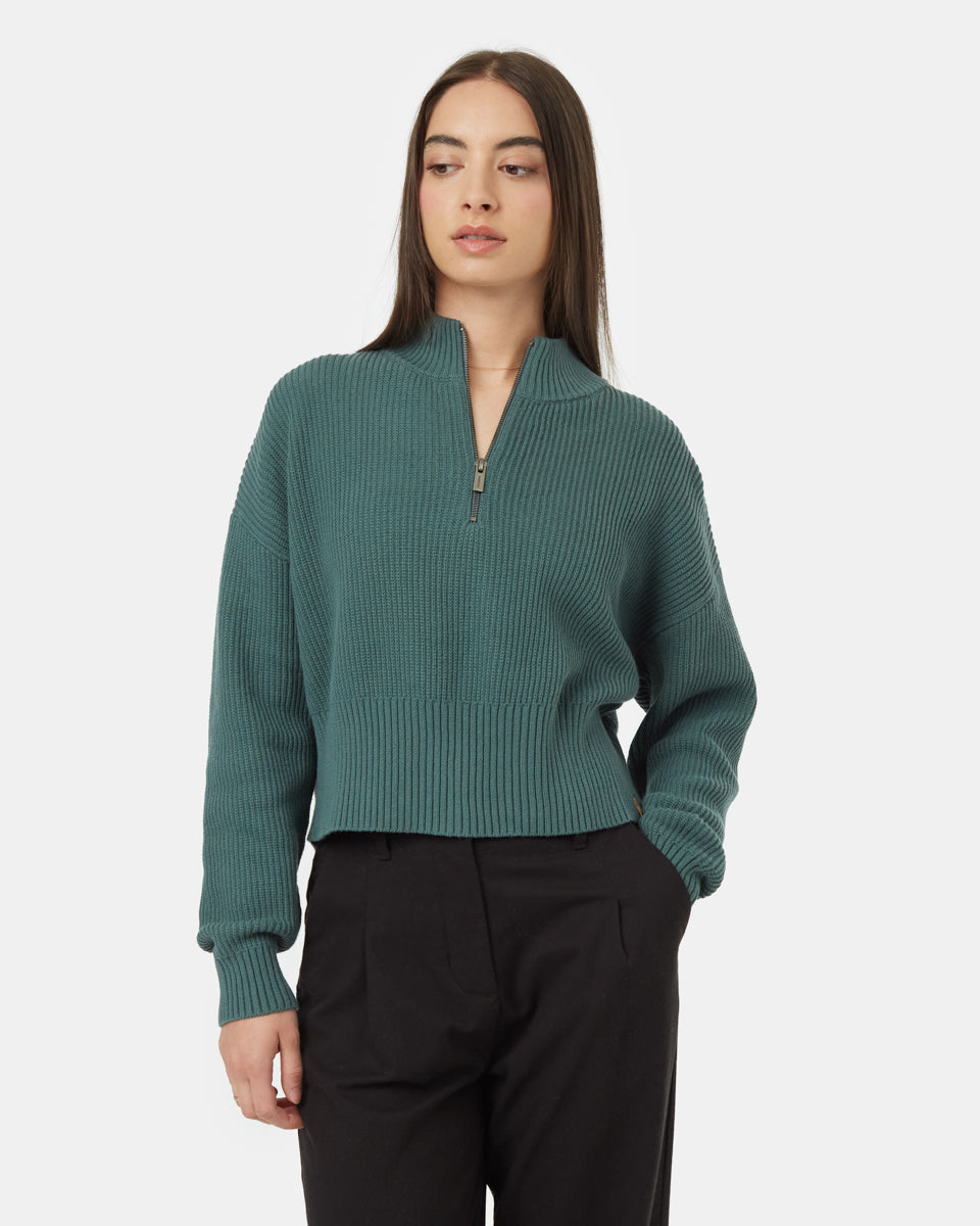 Highline 1/4 Zip Mock Neck