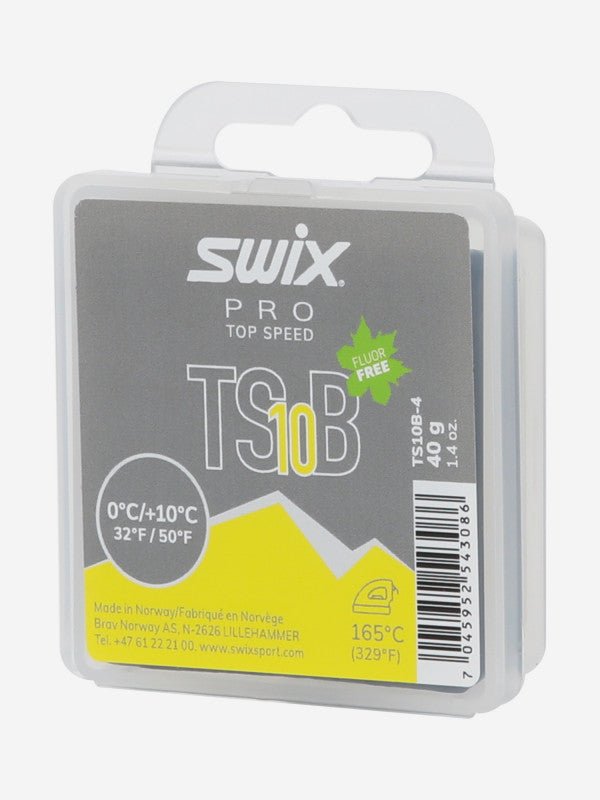 Swix TS10B  0¡ãC to +10¡ãC Wax Black 40g