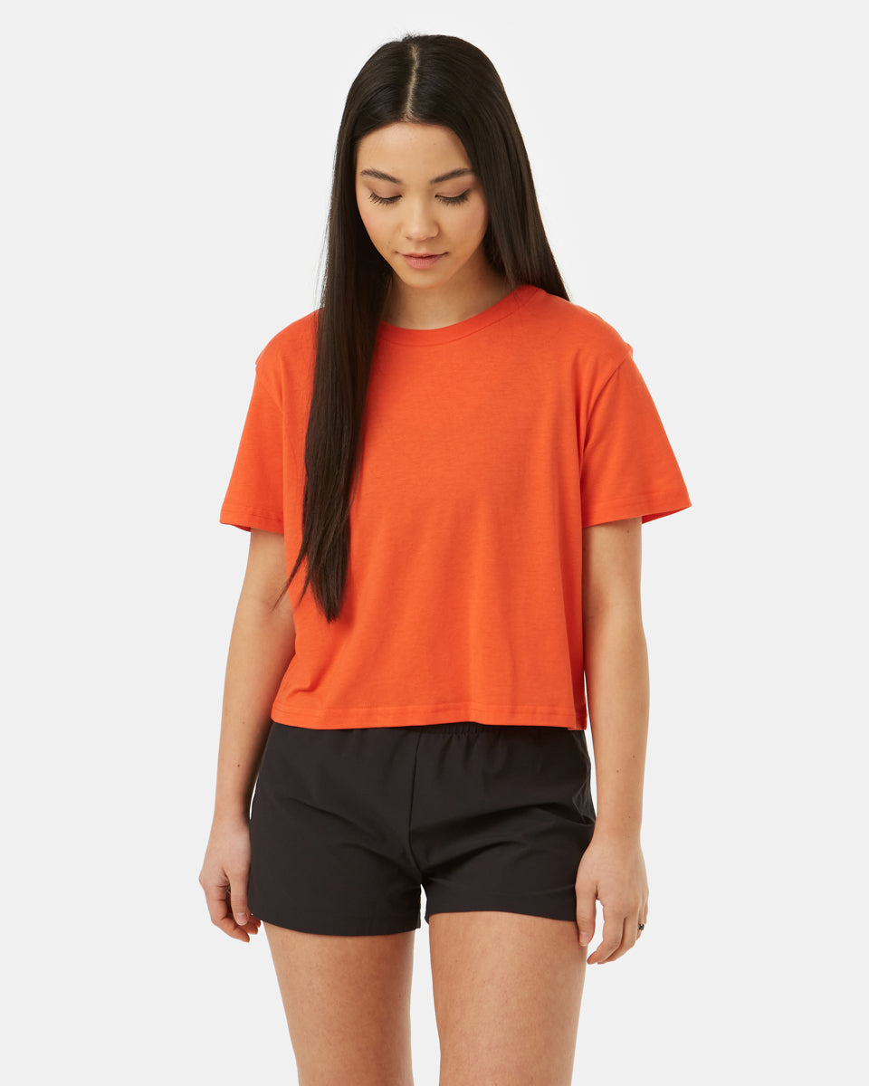 TreeBlend Cropped Relaxed T-Shirt