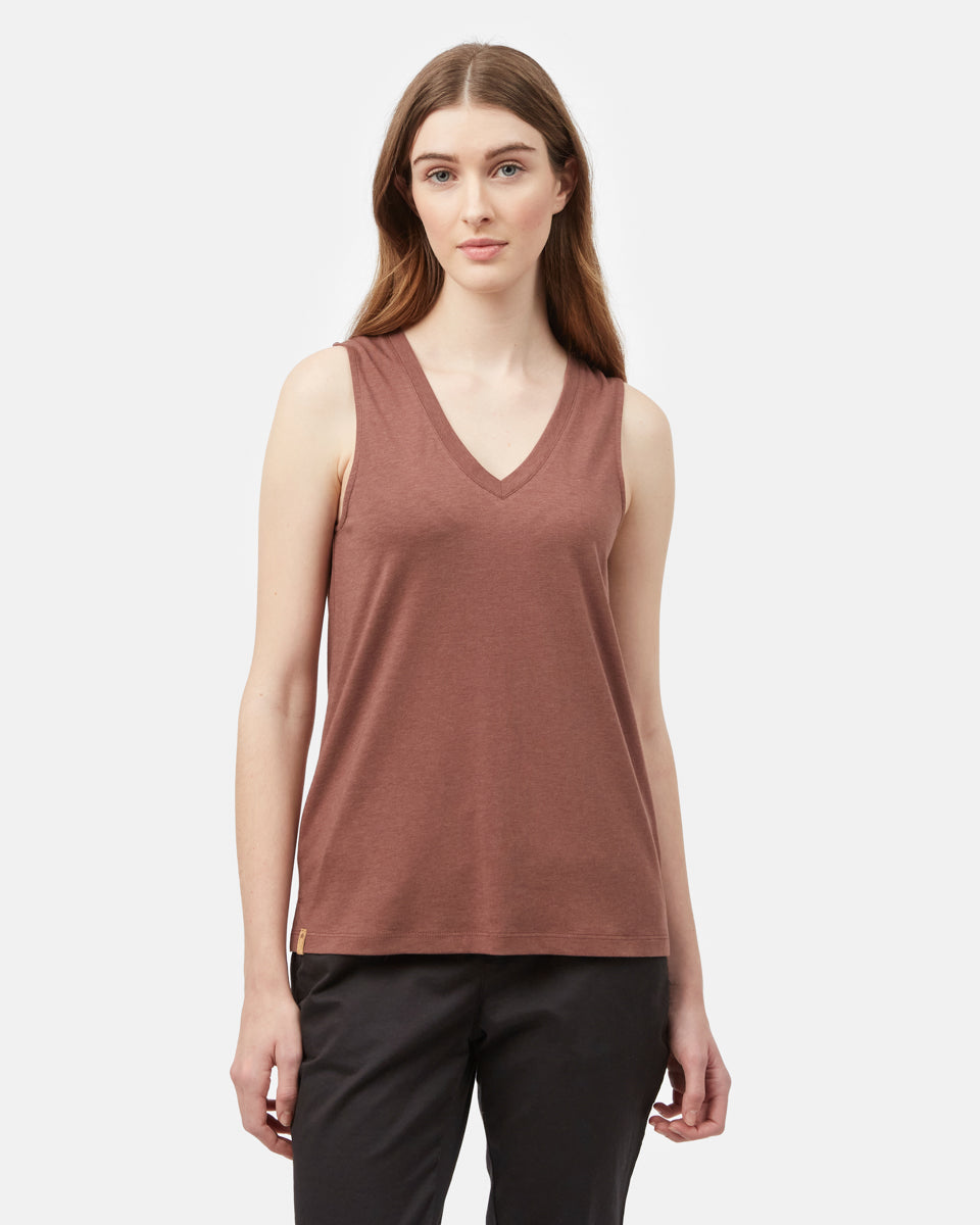 TreeBlend V-Neck Tank