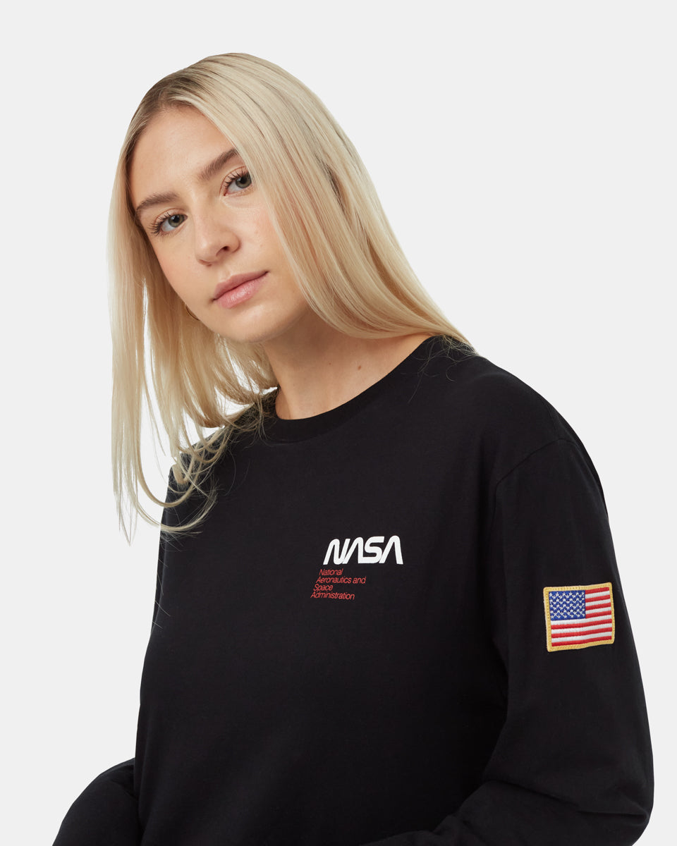 Ungendered Flag Patch Longsleeve