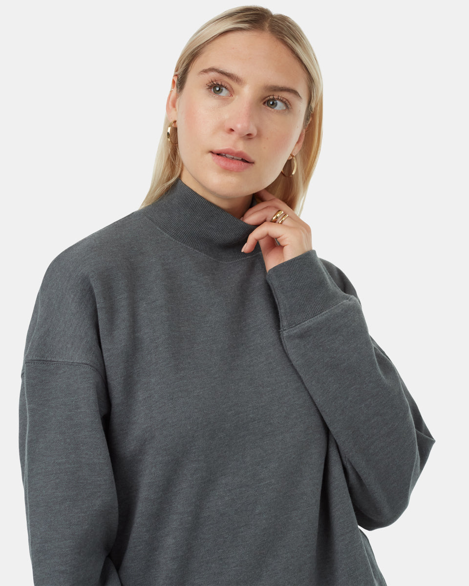 Treefleece Oversized Mock Neck