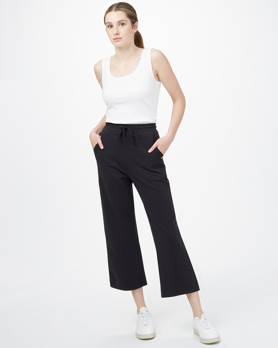 French Terry Wide Leg Sweatpant