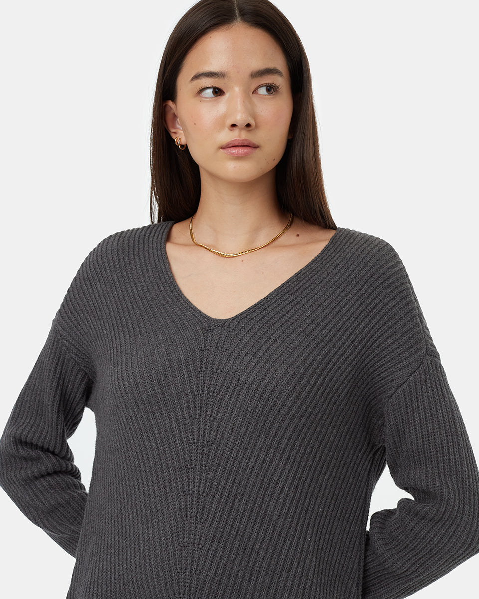 Highline V-Neck Sweater Dress