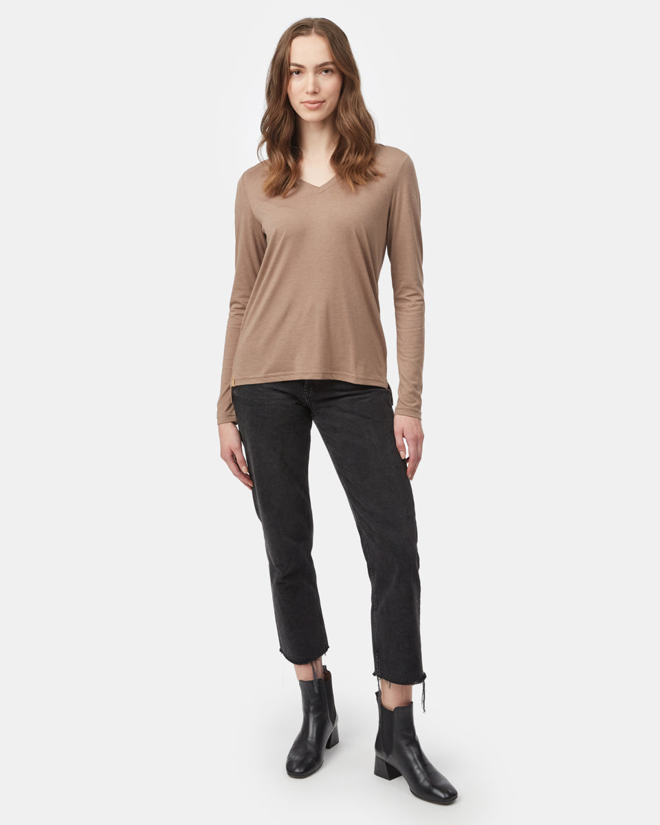 TreeBlend V-Neck Longsleeve T-Shirt