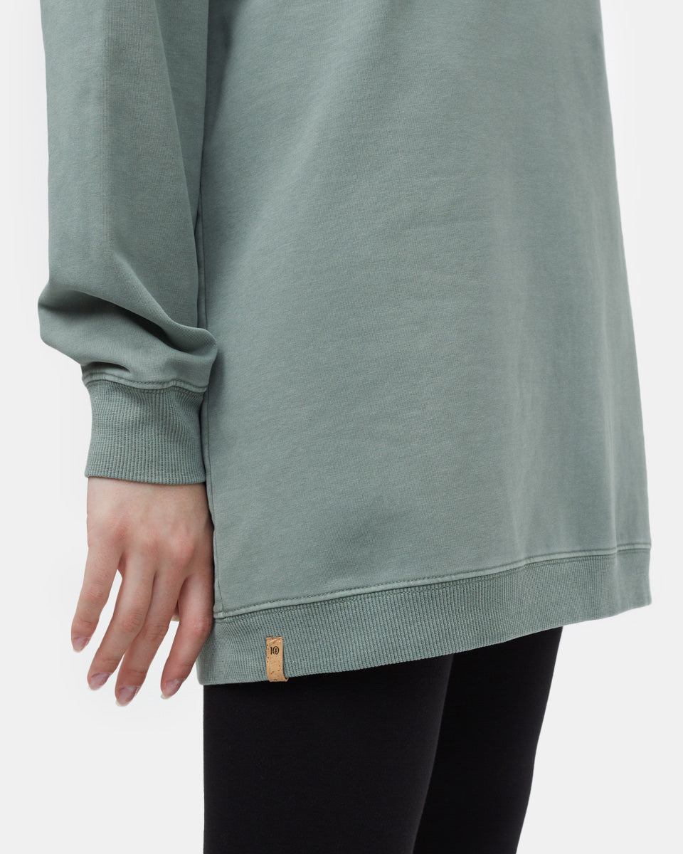 Oversized French Terry Hoodie Dress