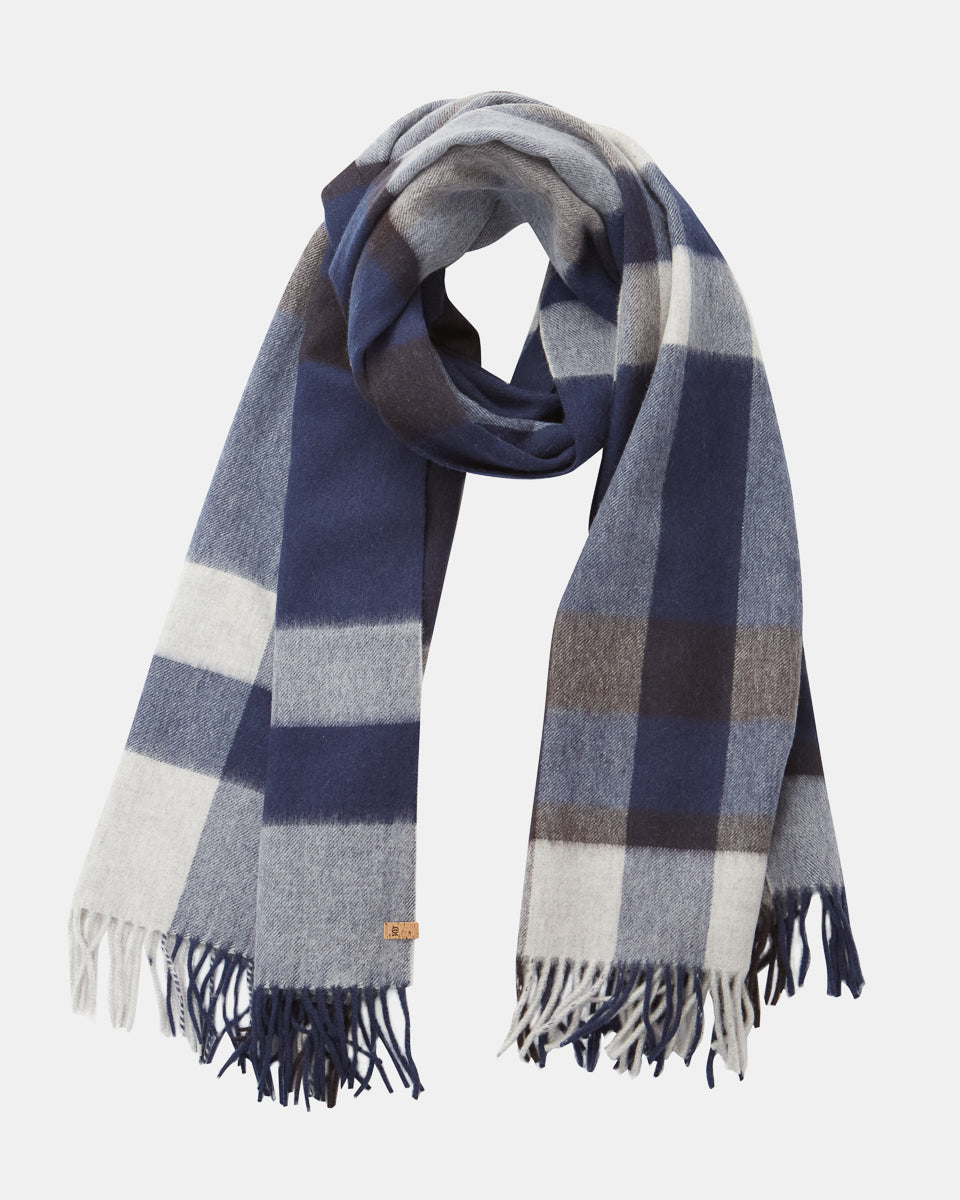 RWS Wool Woven Plaid Scarf