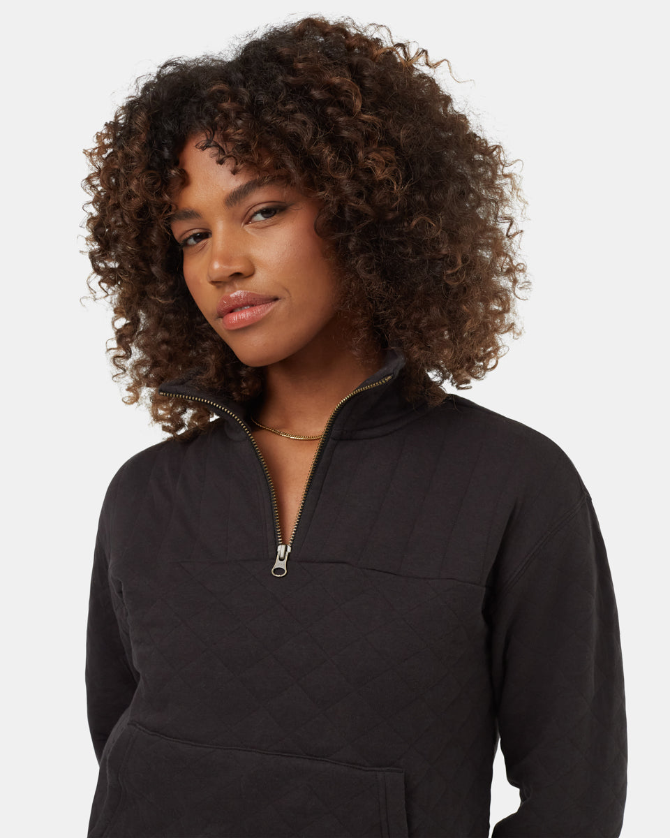 1/4 Zip Quilted Fleece