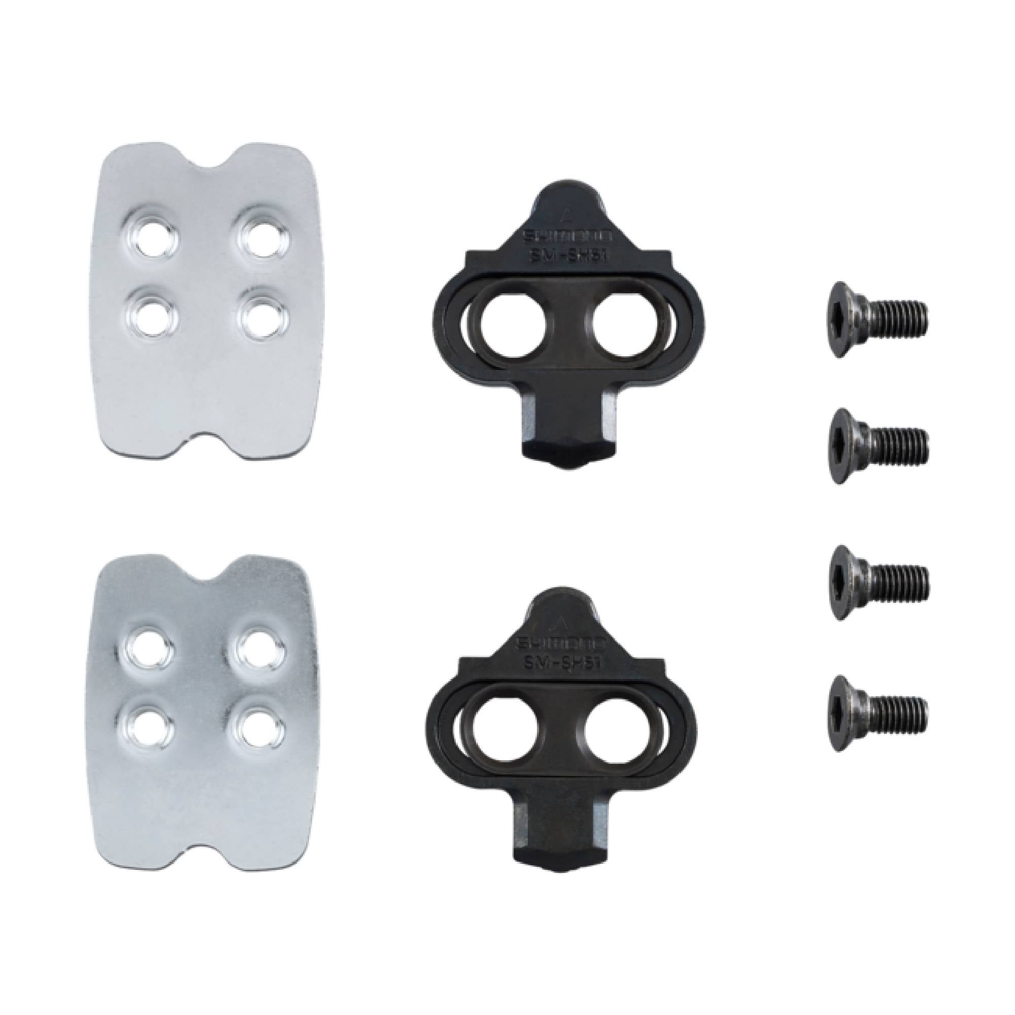 Shimano SM-SH51 SPD Cleat Set Single Release With Cleat Nut