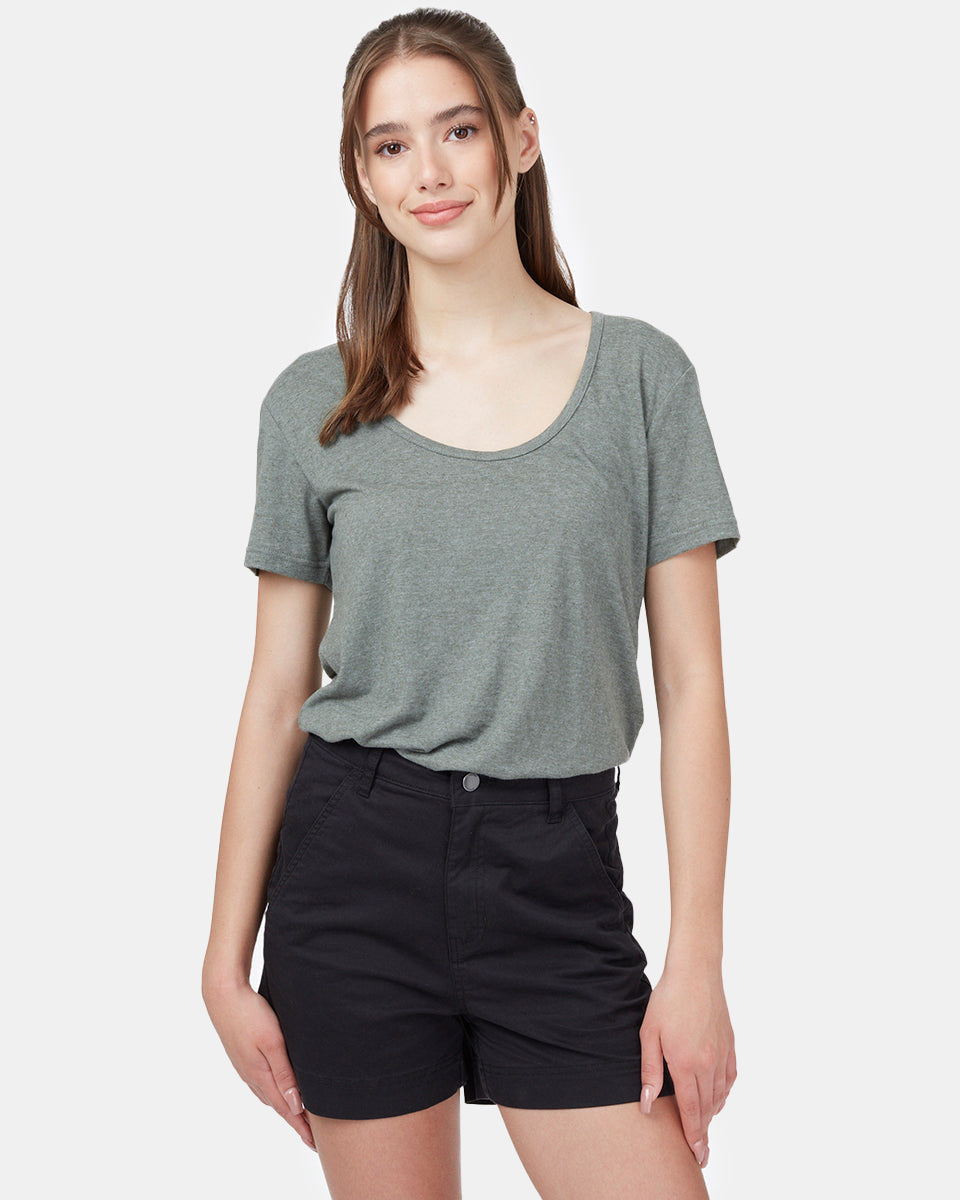 Hemp Scoop Neck T-Shirt