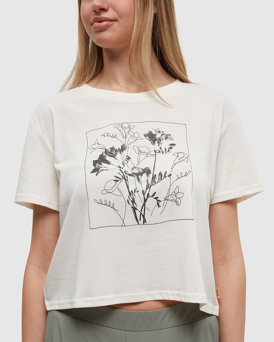 Floral Crop T-Shirt