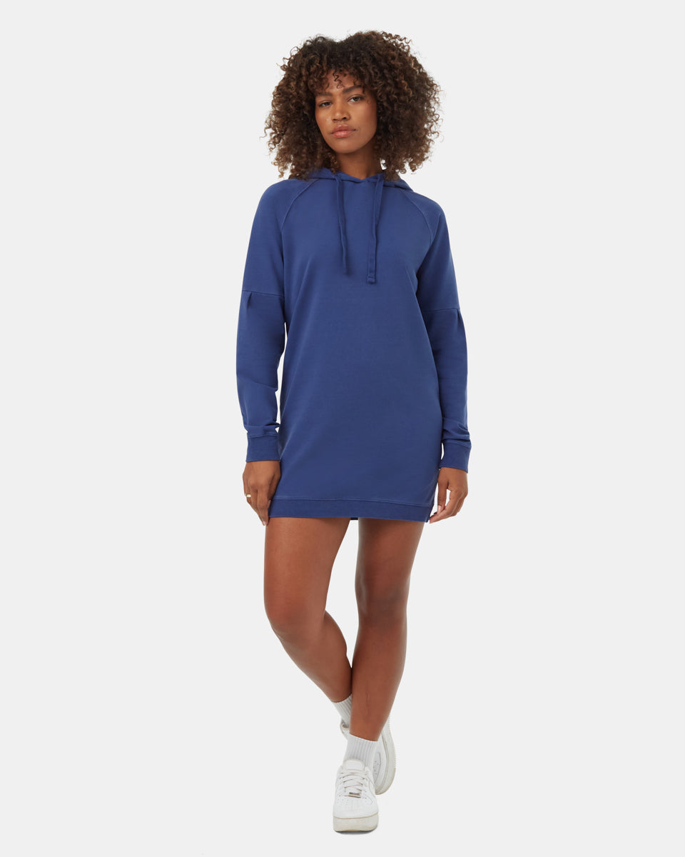 Oversized French Terry Hoodie Dress