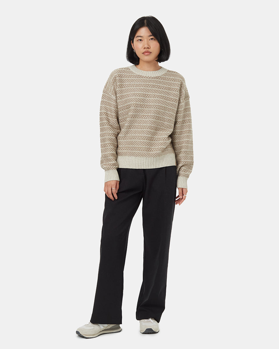 Highline Intarsia Crew Sweater