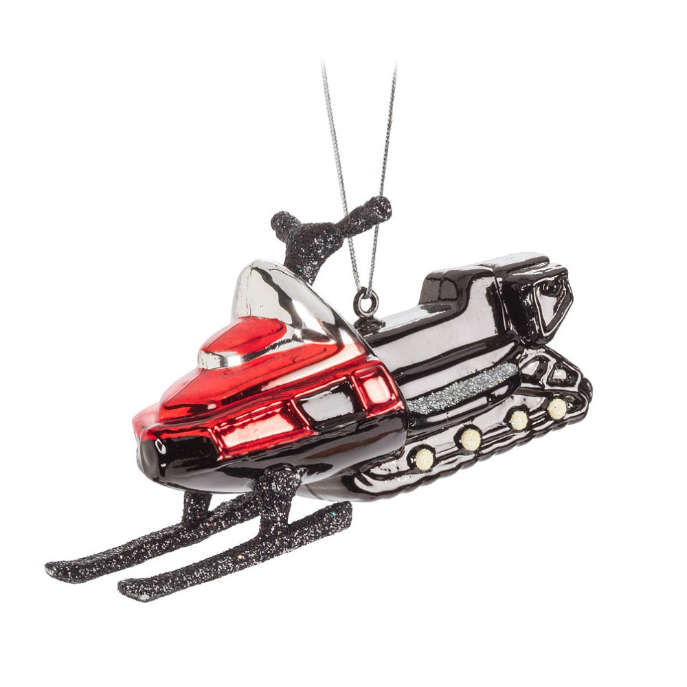 Abbott Snowmobile Ornament