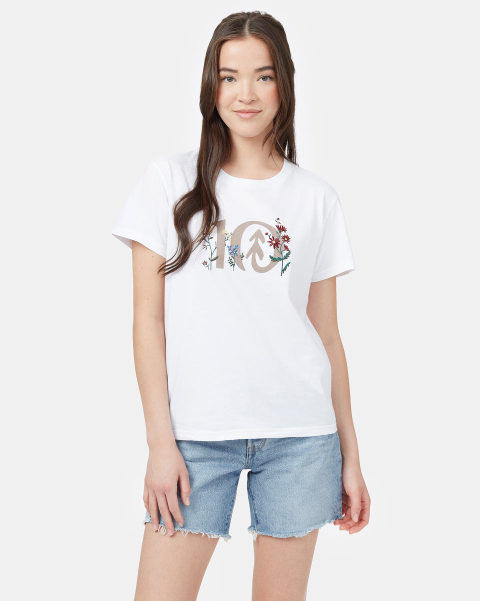 Floral Logo T-Shirt