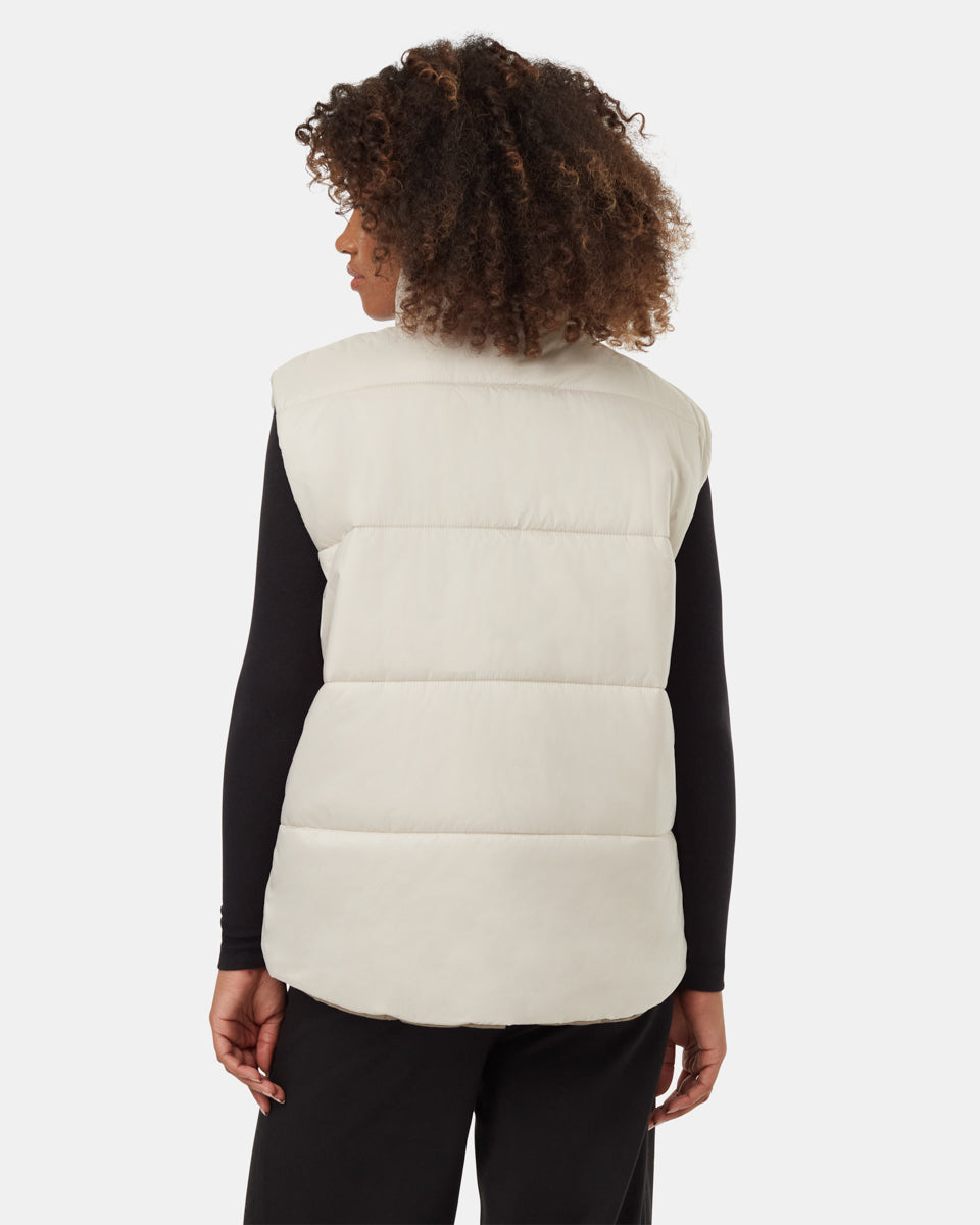 Reversible Cloud Shell Oversized Vest