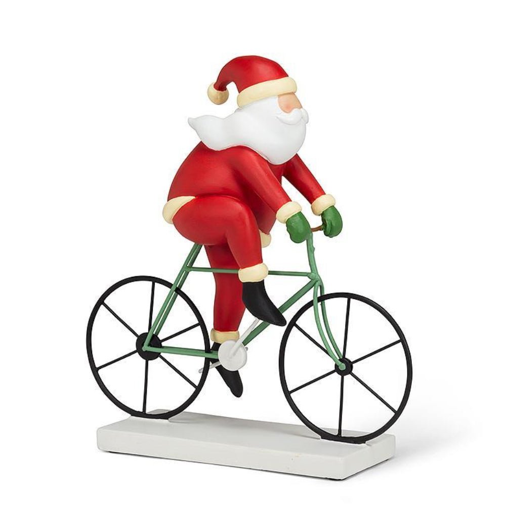 Abbott Modern Santa on Bike