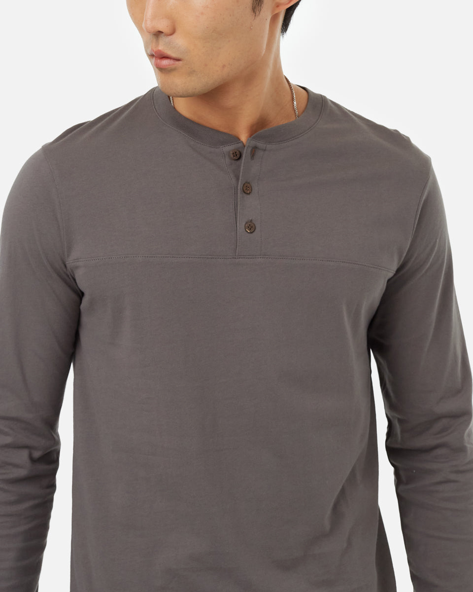 Set In Sleeve Yoke Henley