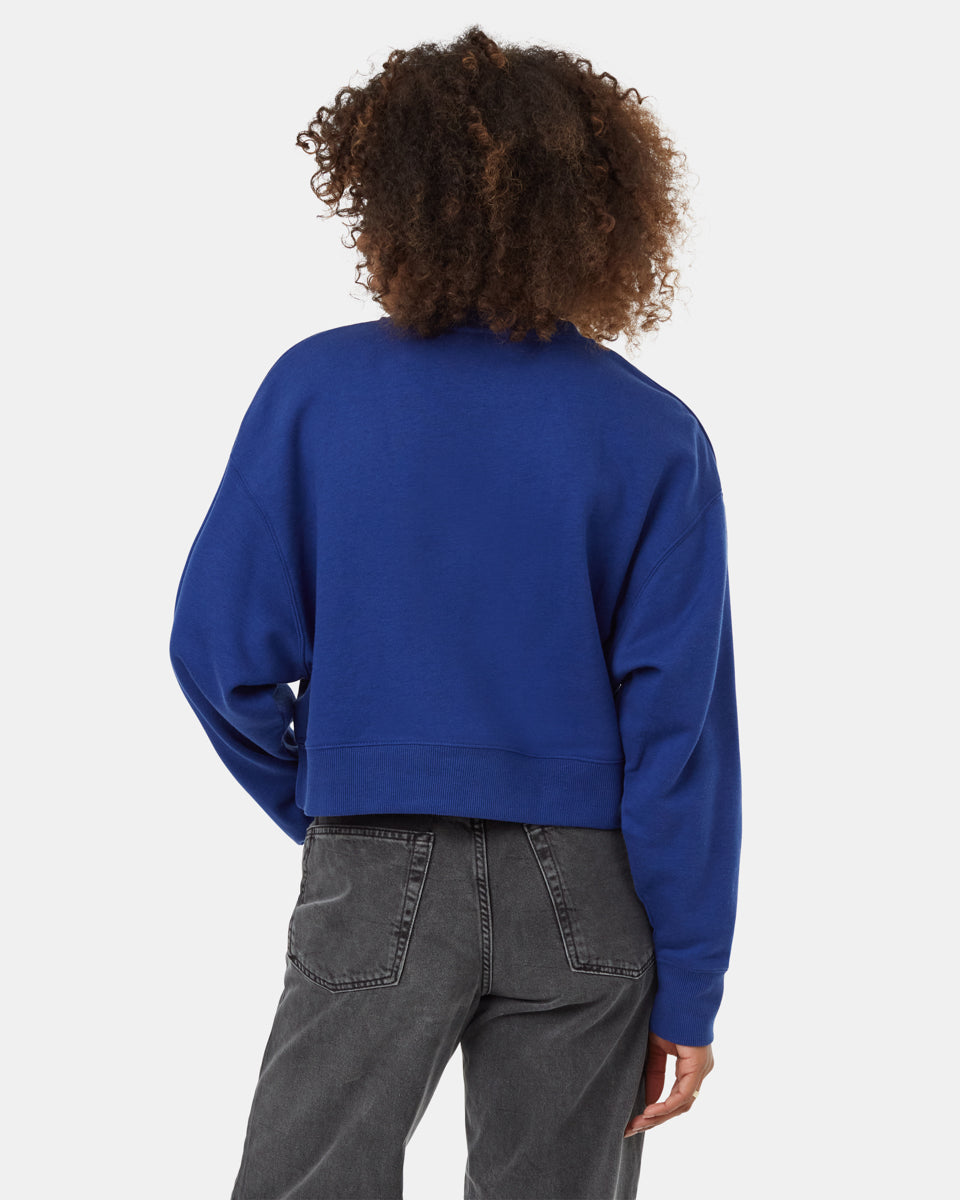 TreeFleece Oversized Cropped Crew