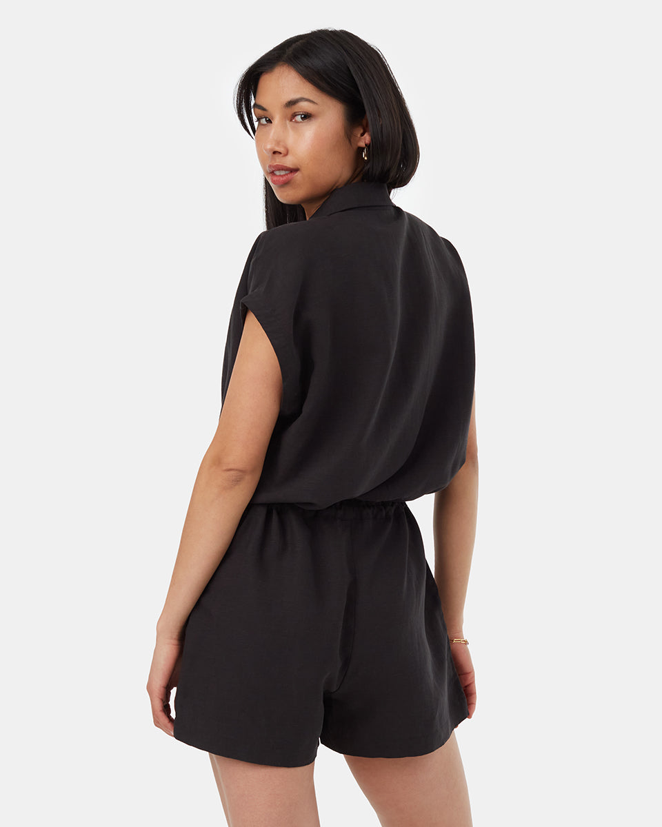 TreeLinen Button Front Romper